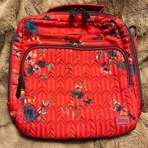 EUC Lug Ranger Crossbody Bag in Bouquet Red